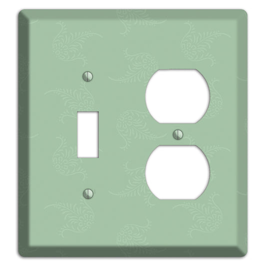 Sage Cartouche Toggle / Duplex Wallplate