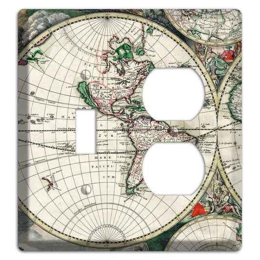 Global Map Toggle / Duplex Wallplate