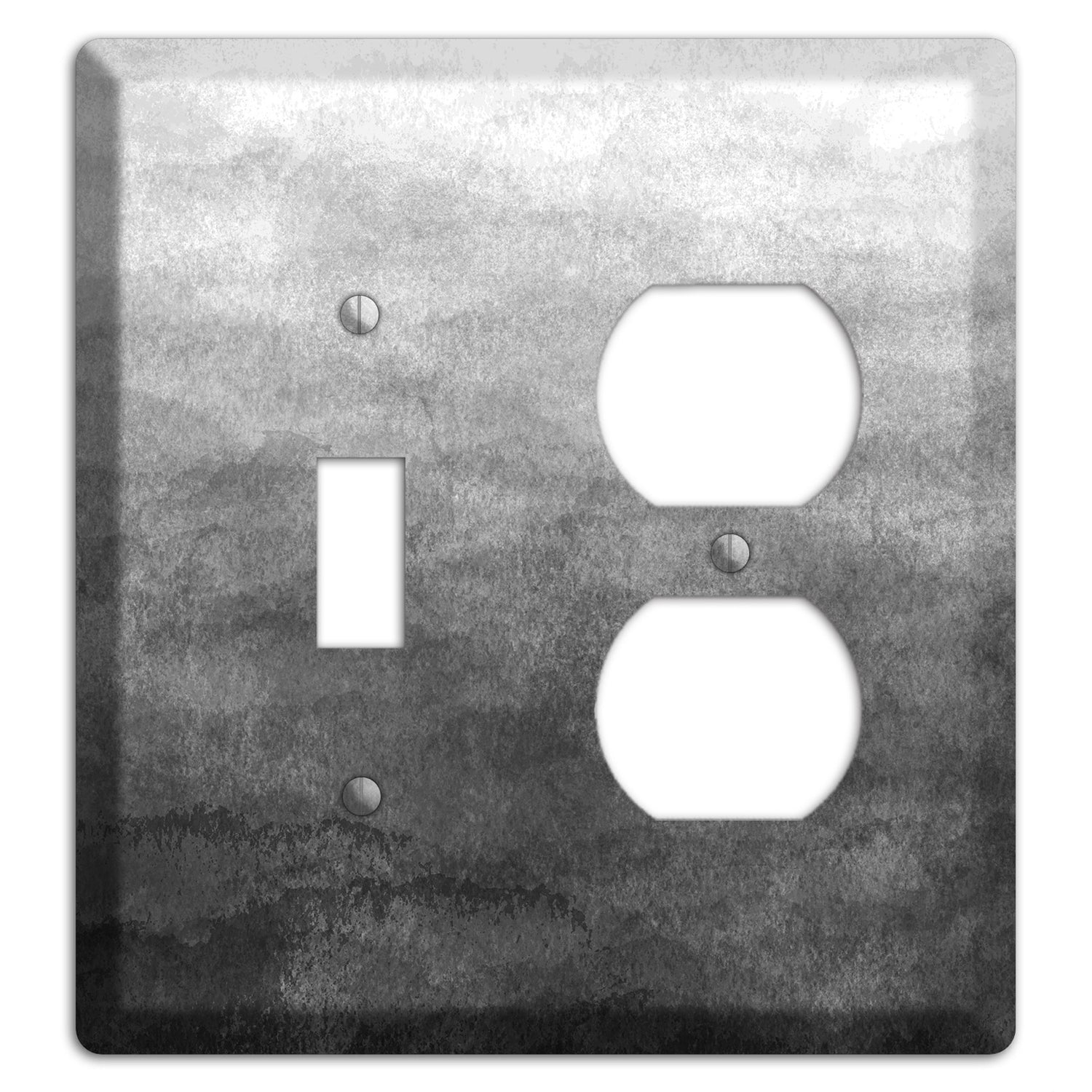 Black Ombre Toggle / Duplex Wallplate