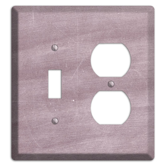 Chalk Light Maroon Toggle / Duplex Wallplate