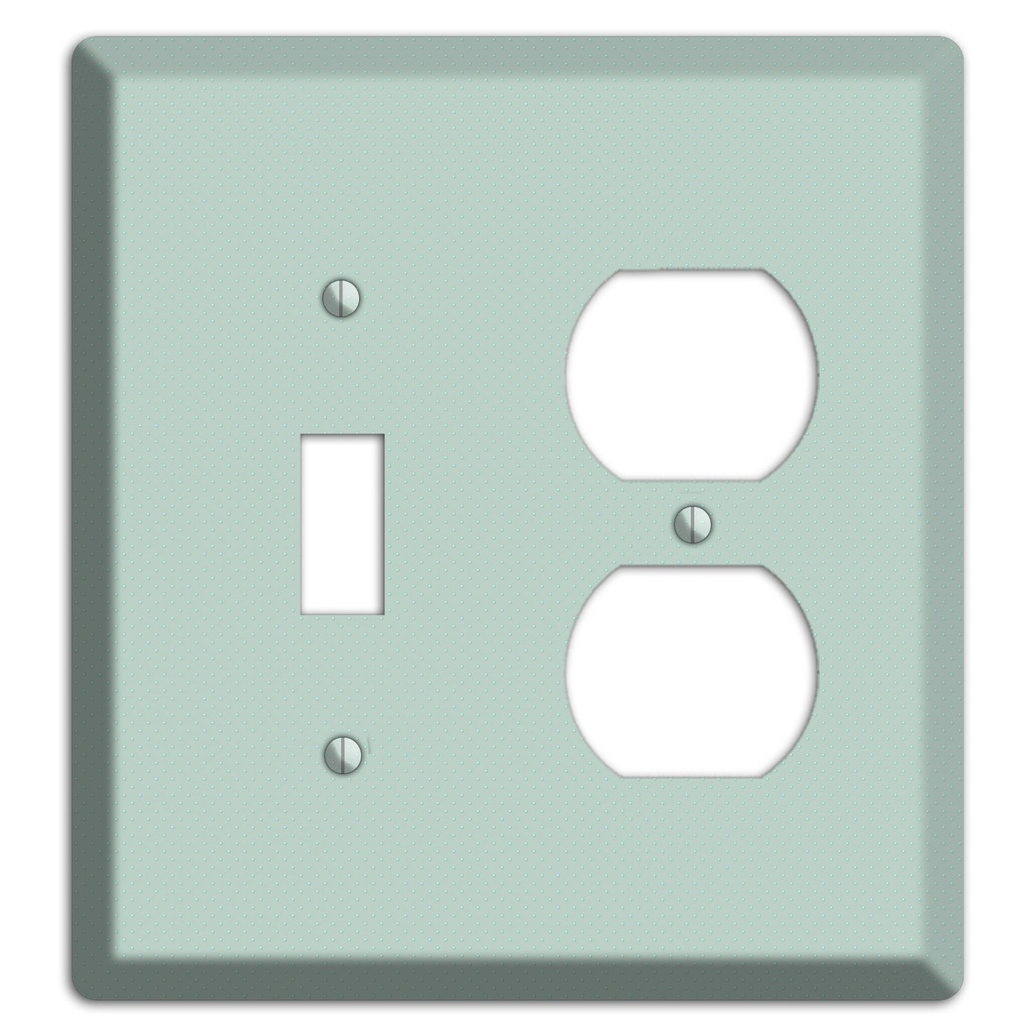 Sage with Tiny Dots Toggle / Duplex Wallplate