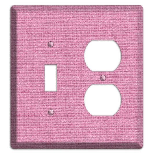 Gamboge Pink Texture Toggle / Duplex Wallplate