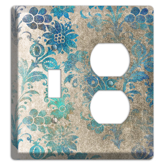 Mantle Whimsical Damask Toggle / Duplex Wallplate