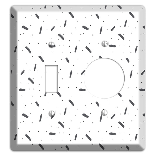 Abstract 13 Toggle / Receptacle Wallplate