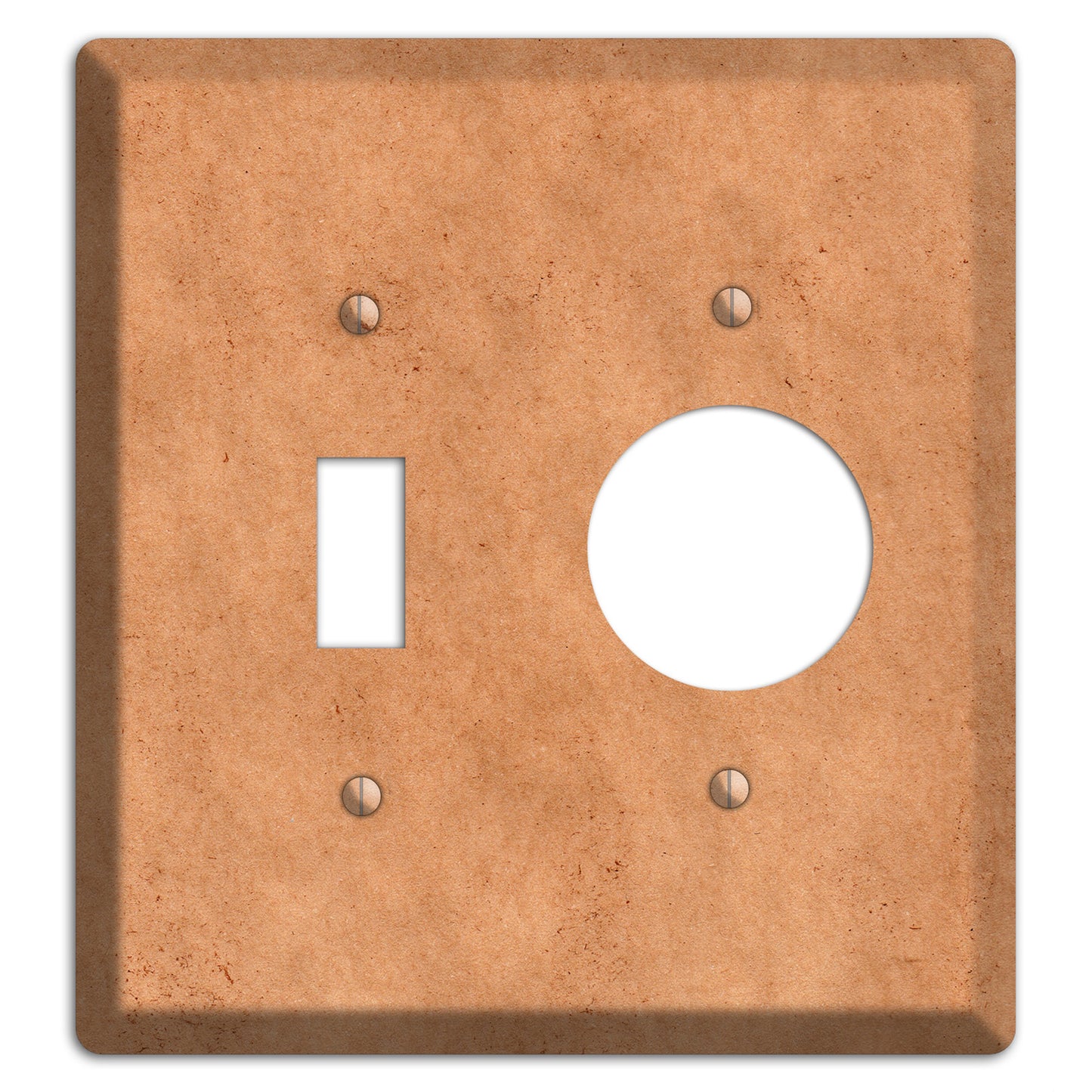 Aged Paper 7 Toggle / Receptacle Wallplate