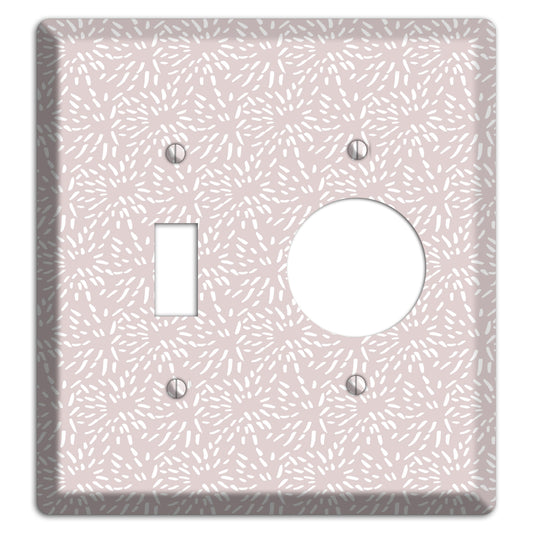 Abstract 8 Toggle / Receptacle Wallplate