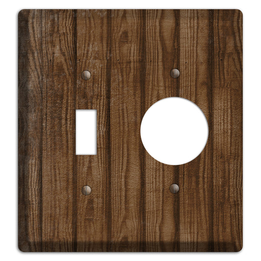 Spice Weathered Wood Toggle / Receptacle Wallplate