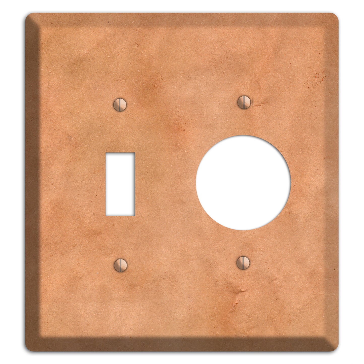 Aged Paper 11 Toggle / Receptacle Wallplate