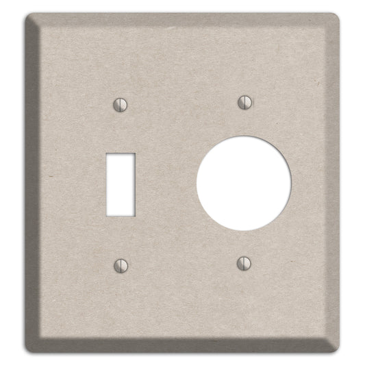 Bison Hide Kraft Toggle / Receptacle Wallplate