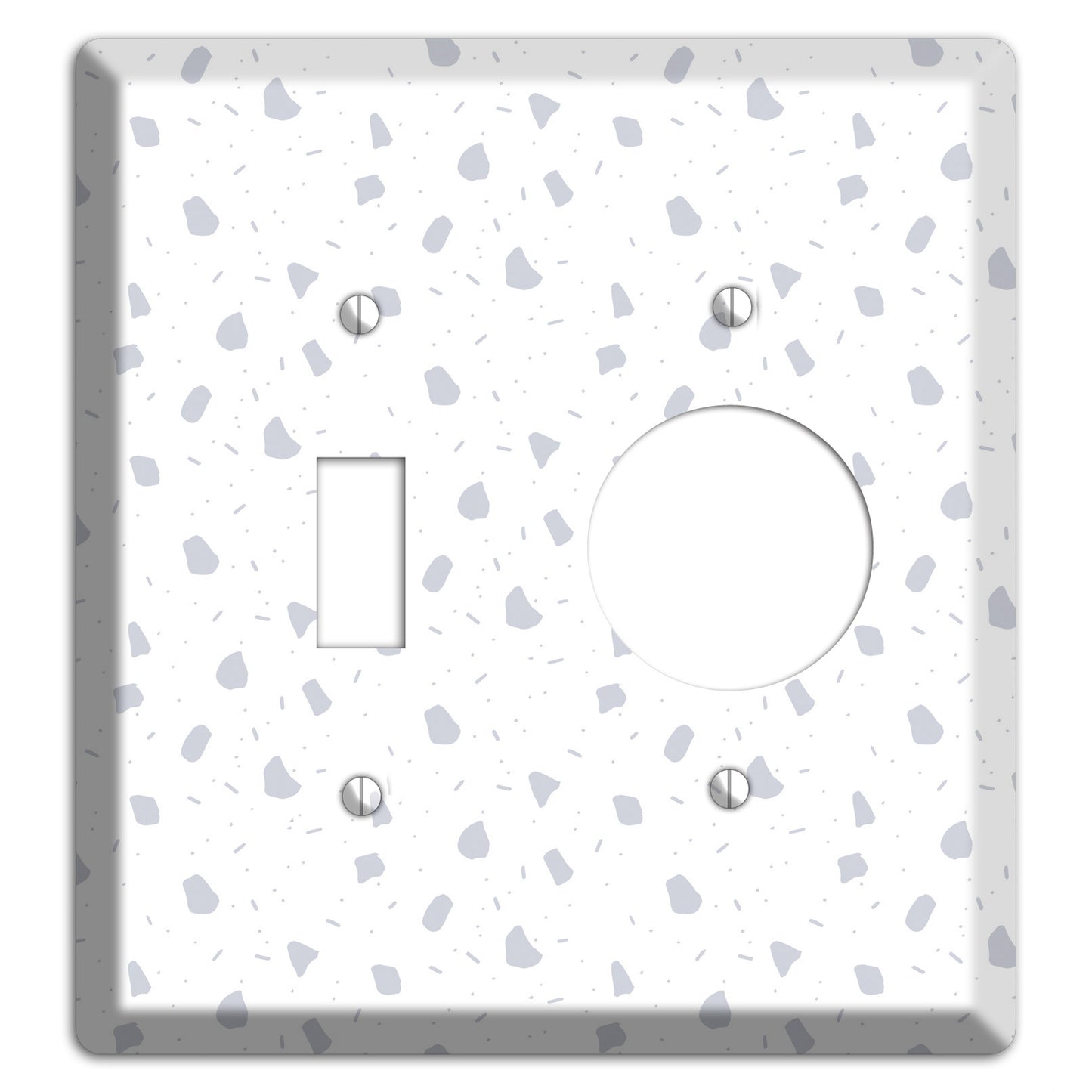 Abstract 9 Toggle / Receptacle Wallplate