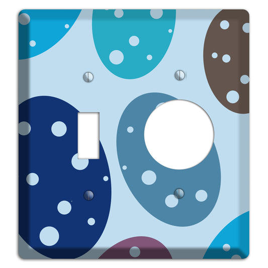 Blue Eggs Toggle / Receptacle Wallplate