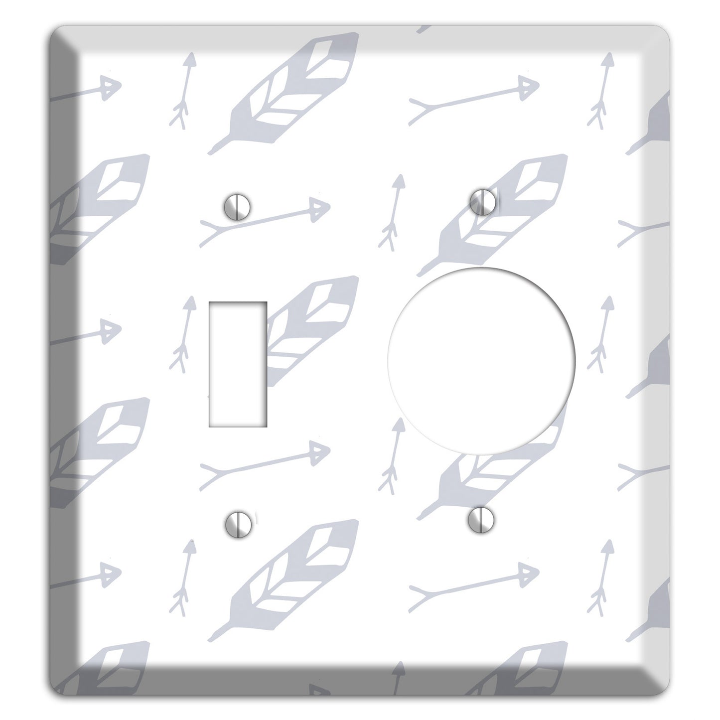 Abstract 22 Toggle / Receptacle Wallplate