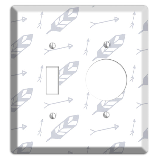 Abstract 22 Toggle / Receptacle Wallplate