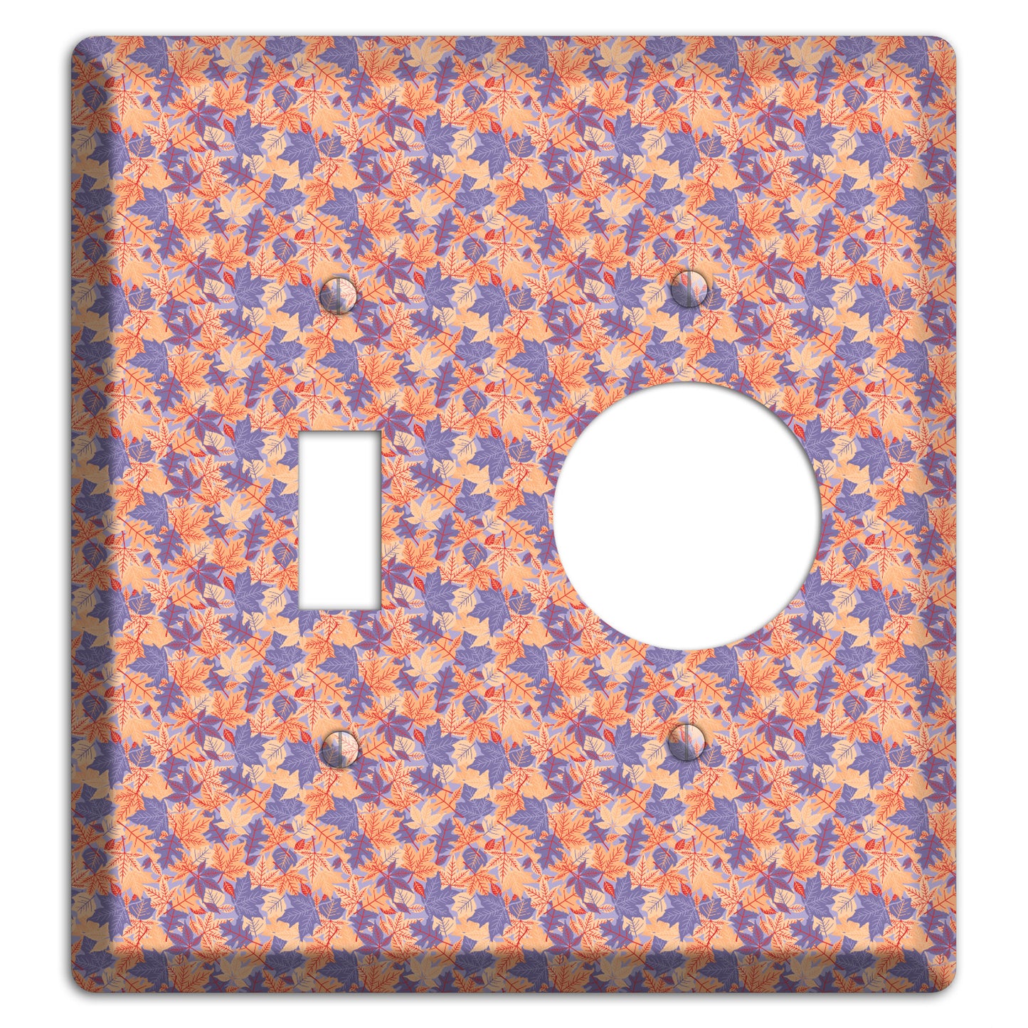 Autumn Leaves Overlay Toggle / Receptacle Wallplate