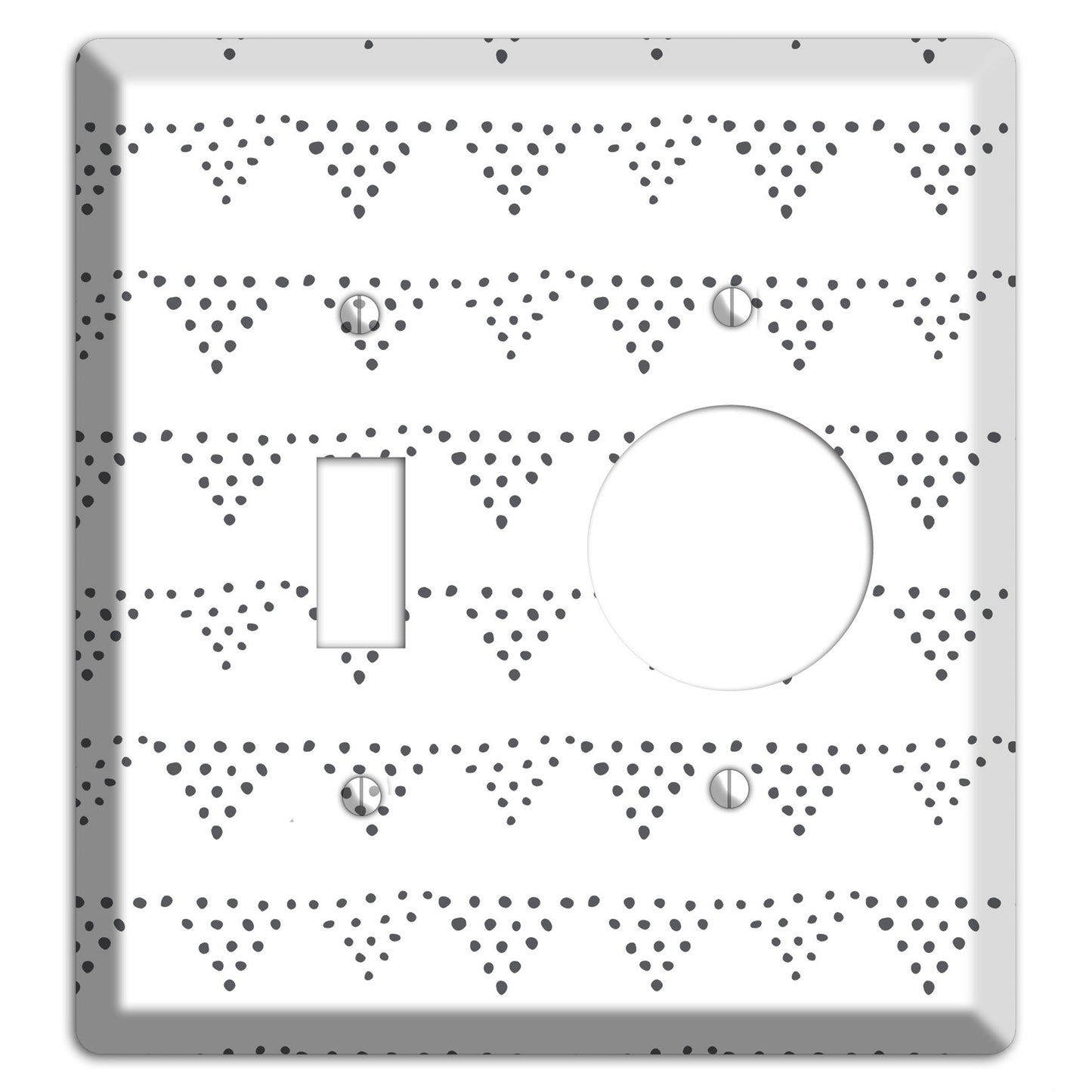 Abstract 16 Toggle / Receptacle Wallplate