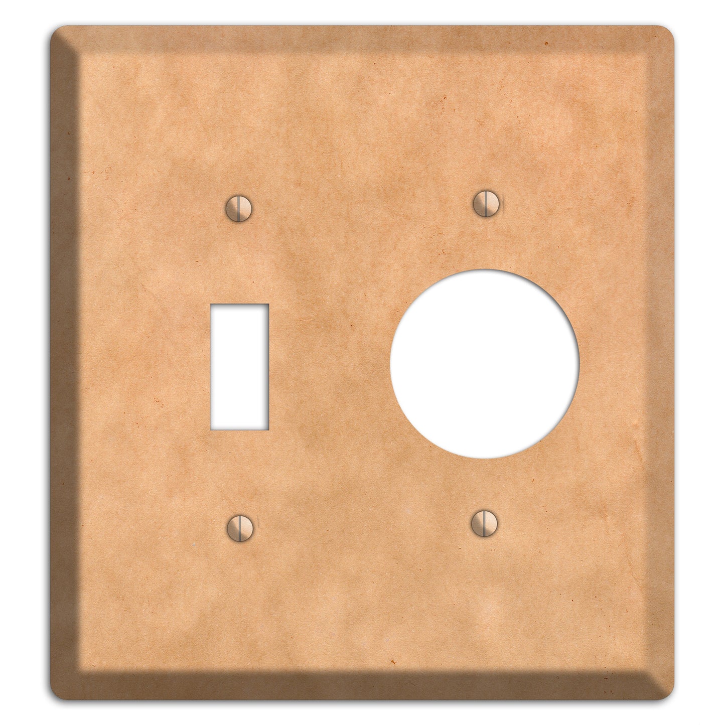 Aged Paper 10 Toggle / Receptacle Wallplate