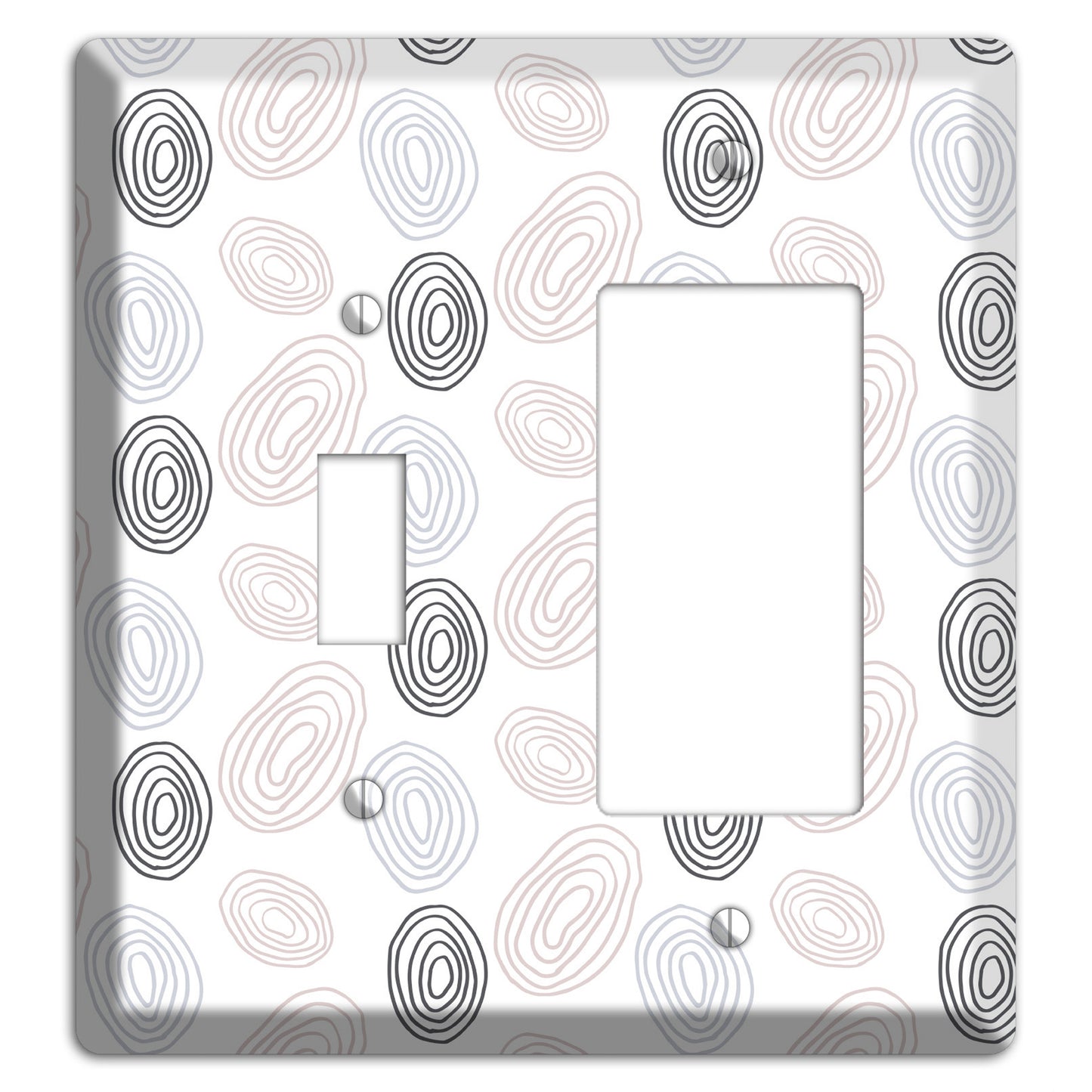 Abstract 4 Toggle / Rocker Wallplate