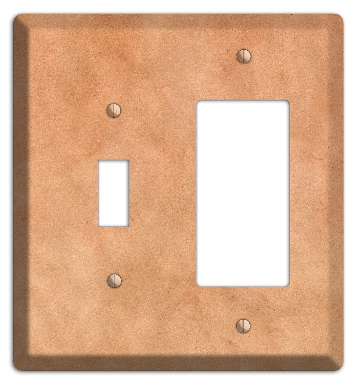 Aged Paper 12 Toggle / Rocker Wallplate