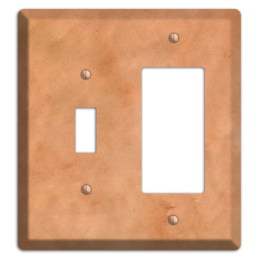 Aged Paper 11 Toggle / Rocker Wallplate