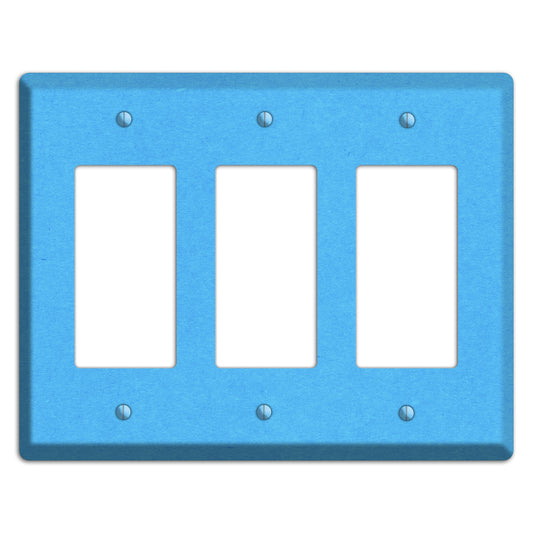 Maya Blue Kraft 3 Rocker Wallplate