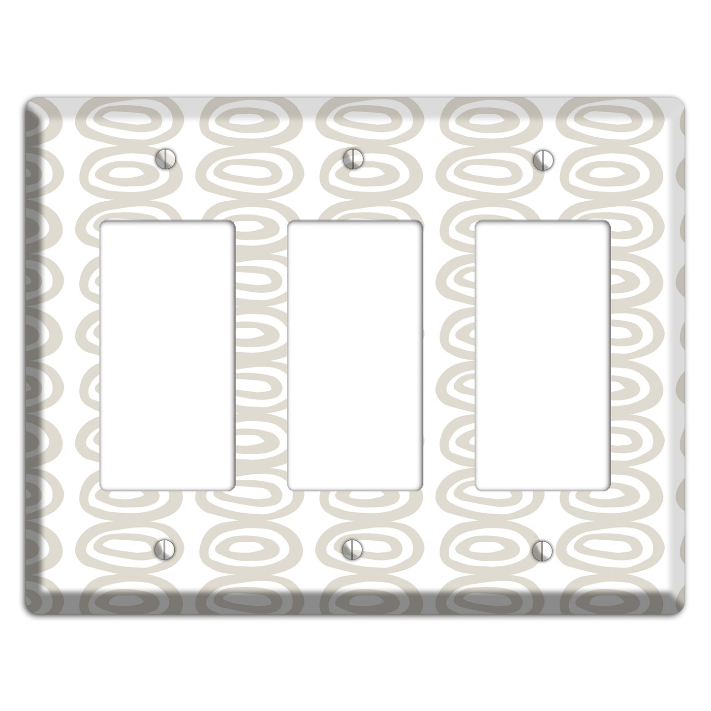 Simple Scandanavian Style S 3 Rocker Wallplate