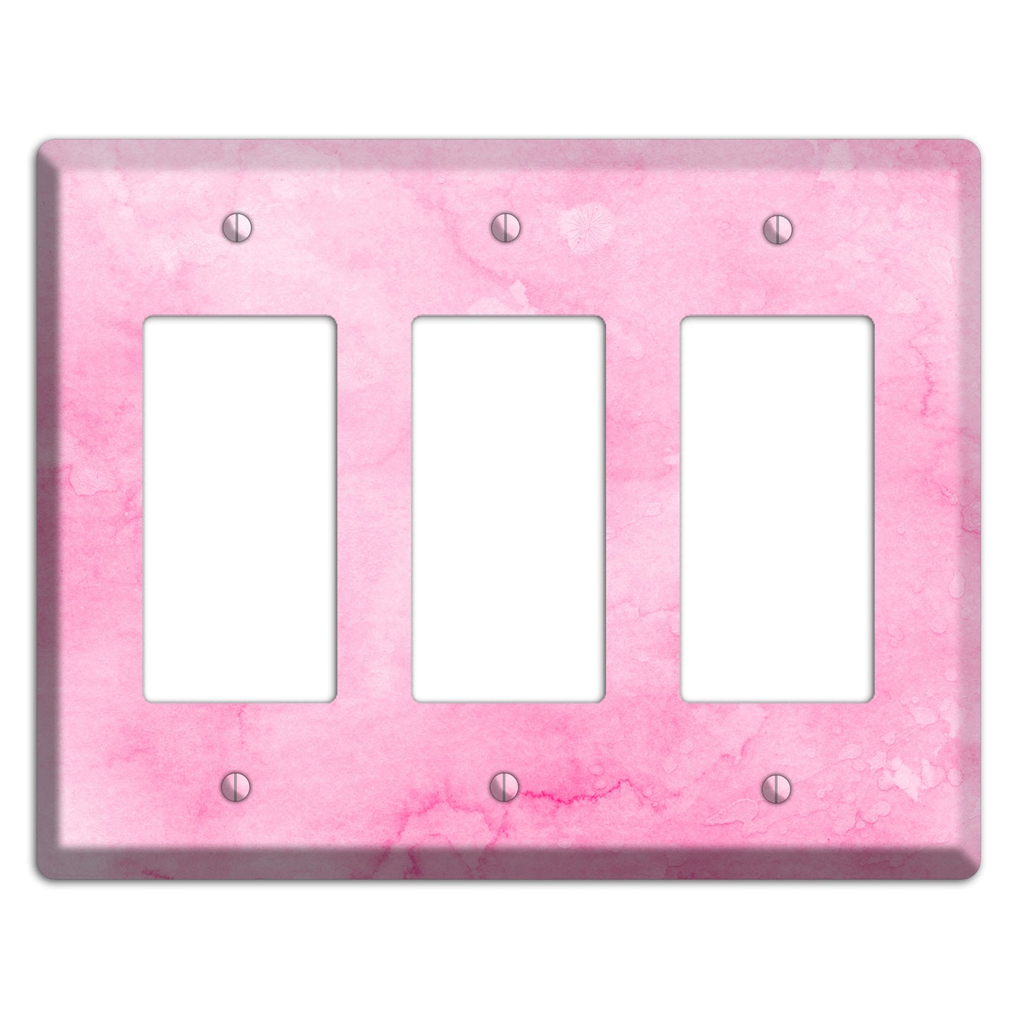 Cinderella Pink Texture 3 Rocker Wallplate