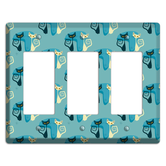 Adorable Kitties 3 Rocker Wallplate