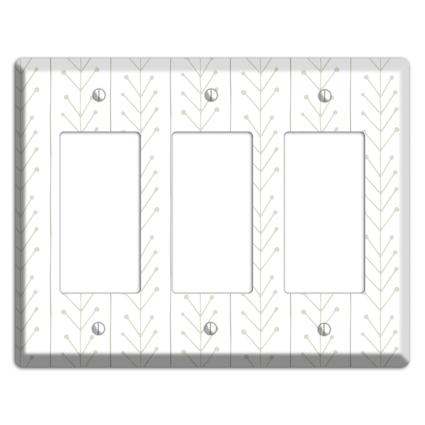 Simple Scandanavian Style F 3 Rocker Wallplate