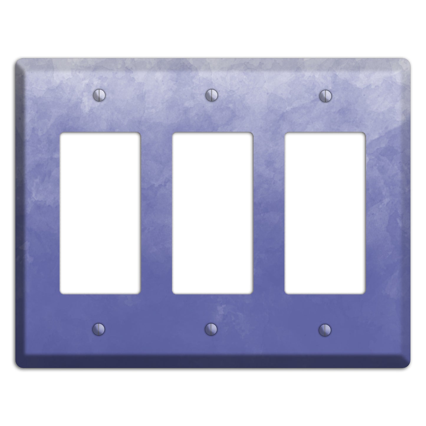 Blue Ombre 3 Rocker Wallplate