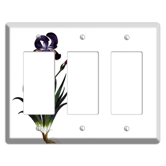 Carnation 3 Rocker Wallplate