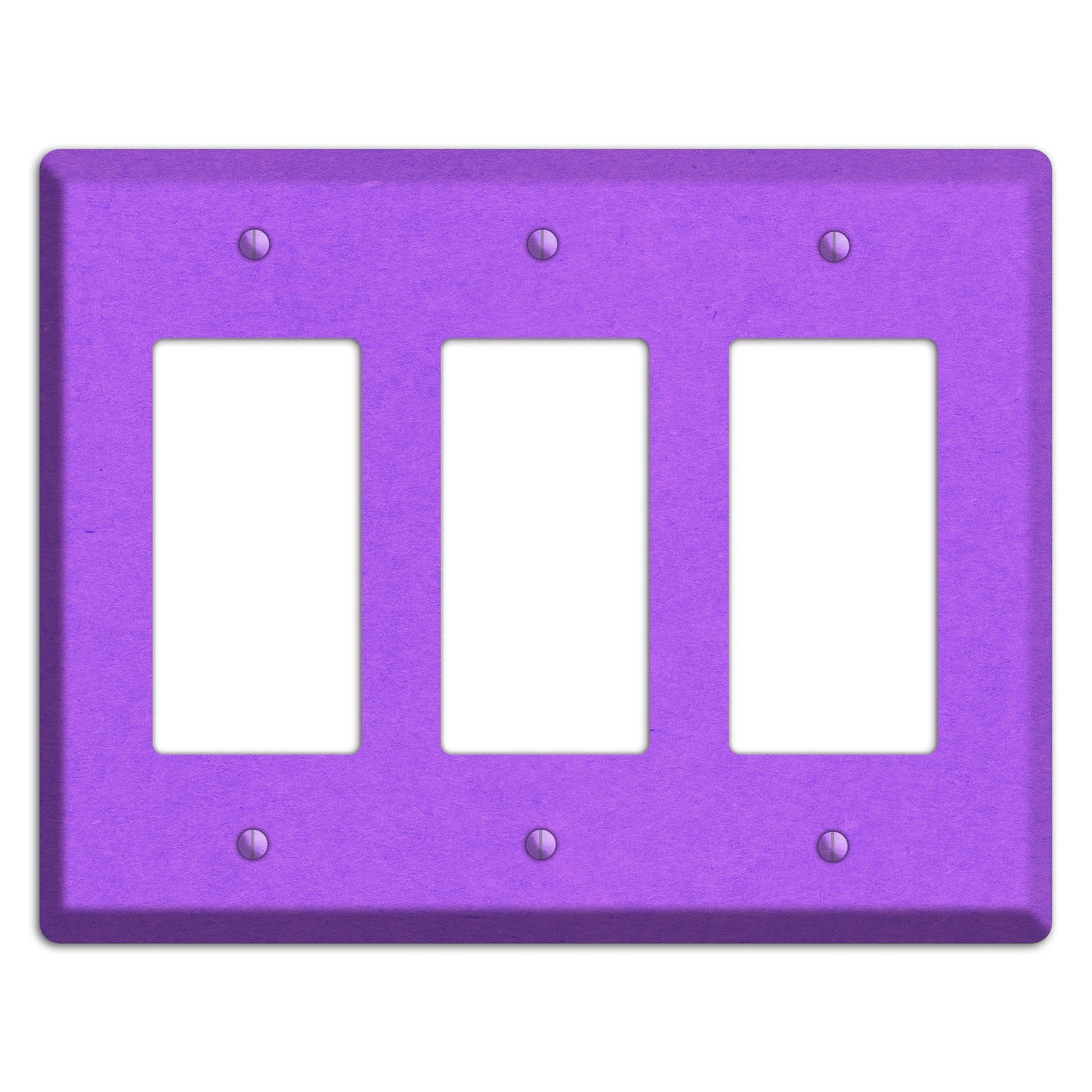 Dark Orchid Kraft 3 Rocker Wallplate