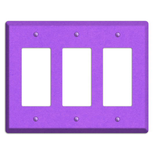 Dark Orchid Kraft 3 Rocker Wallplate