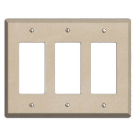 Chalk Tan 3 Rocker Wallplate