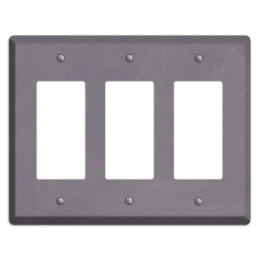 Chalk Purple 3 Rocker Wallplate