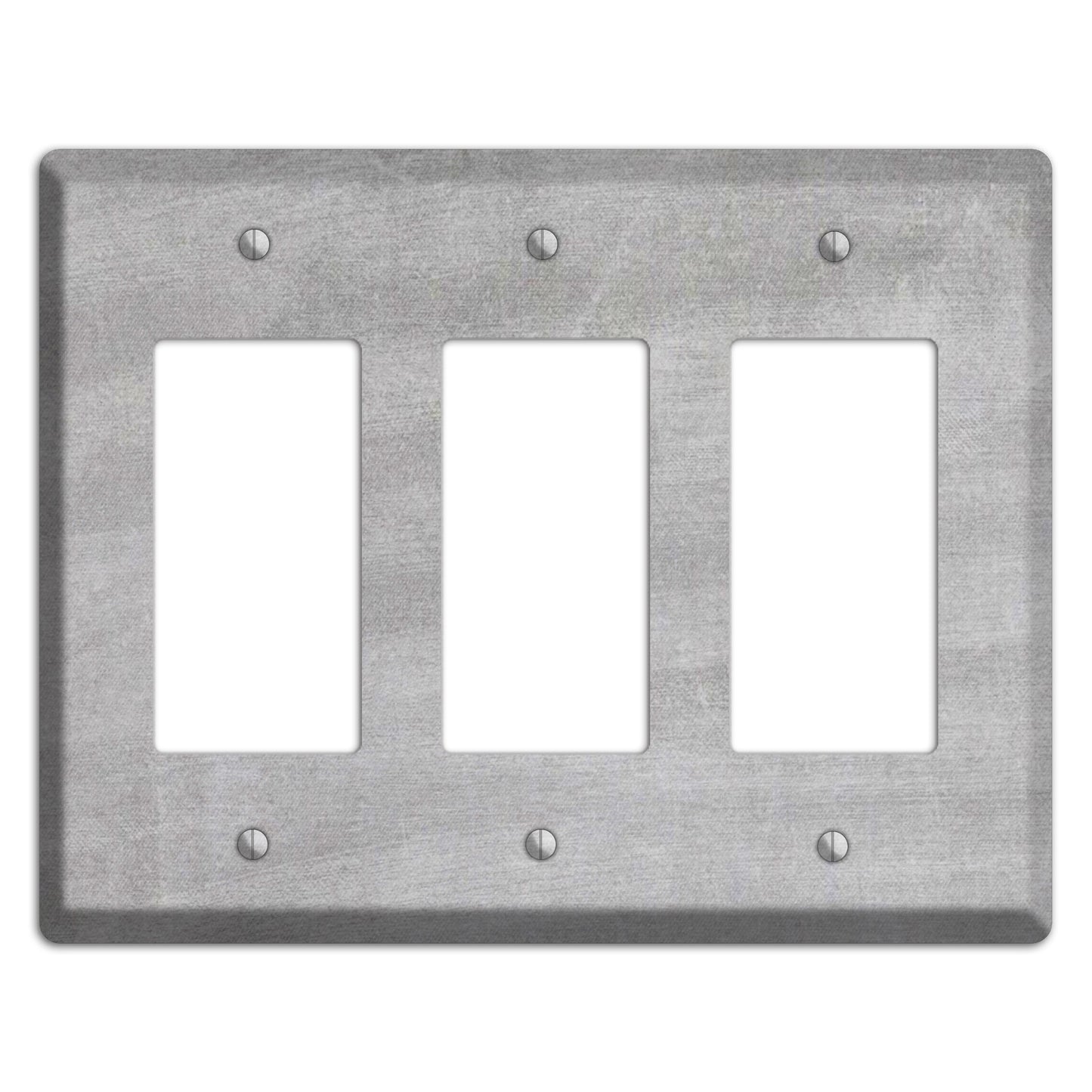 Chalk Light Grey 3 Rocker Wallplate