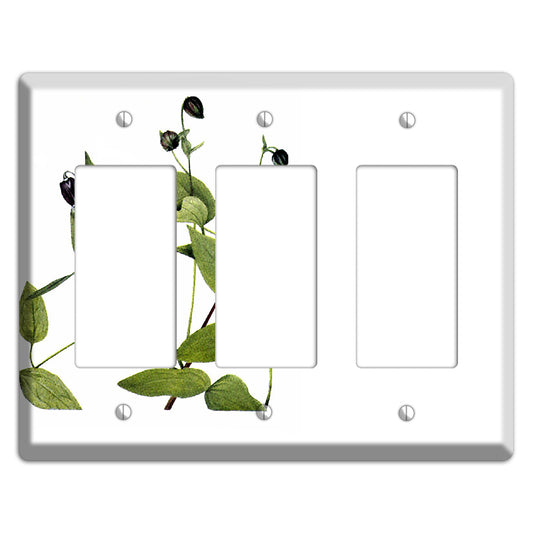 Clematis Viorna 3 Rocker Wallplate