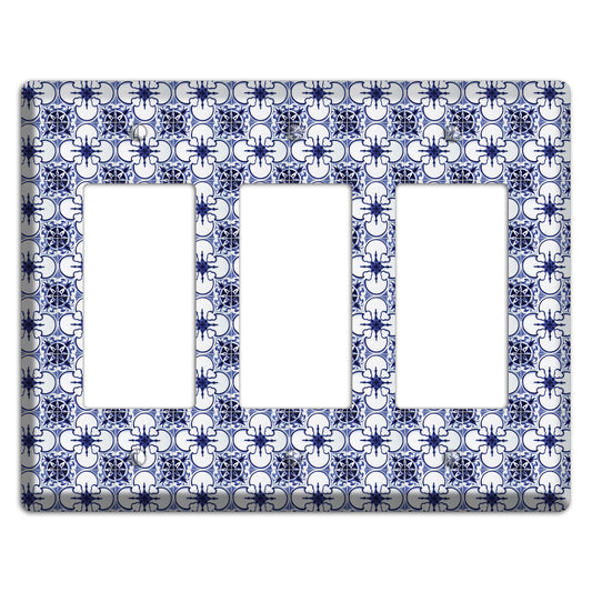 Tavira Tiles 9 3 Rocker Wallplate