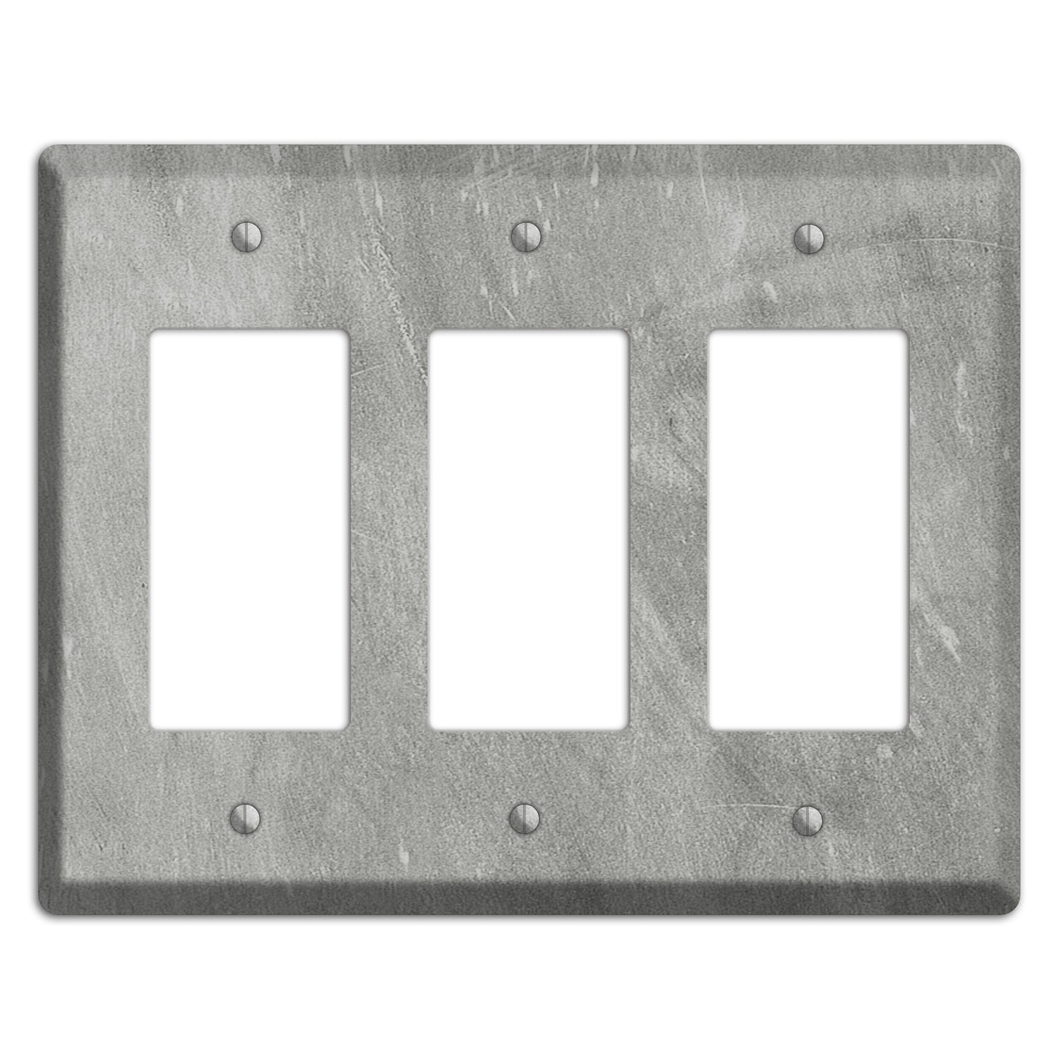 Chalk Grey 3 Rocker Wallplate