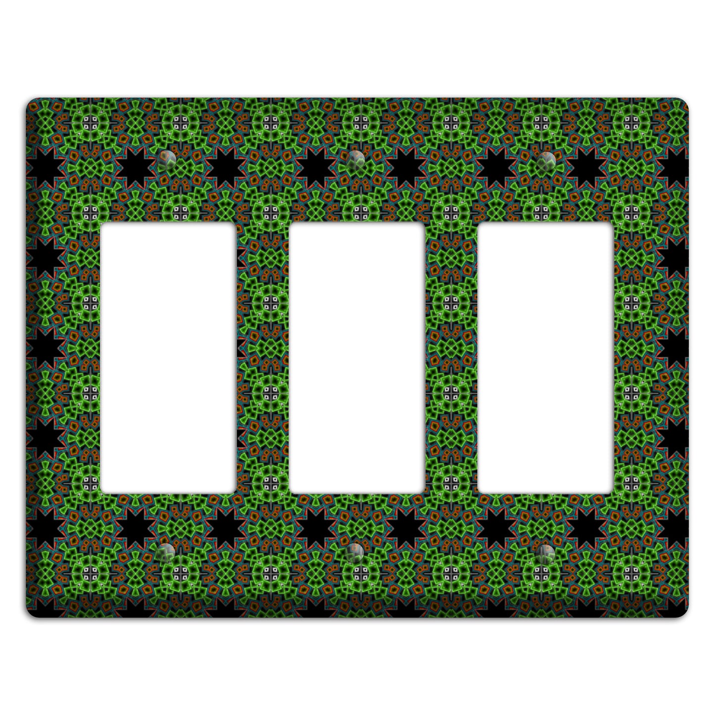 Green Foulard 2 3 Rocker Wallplate