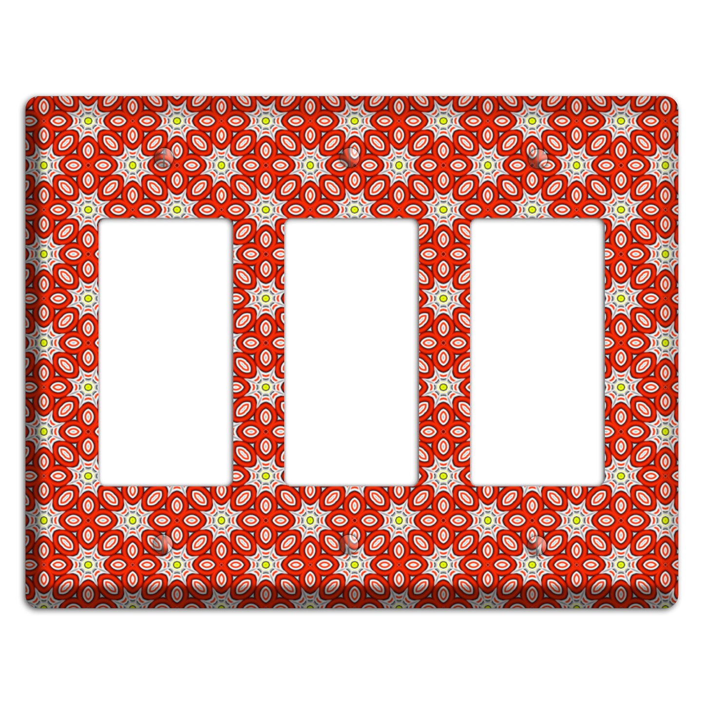 Red Foulard 2 3 Rocker Wallplate