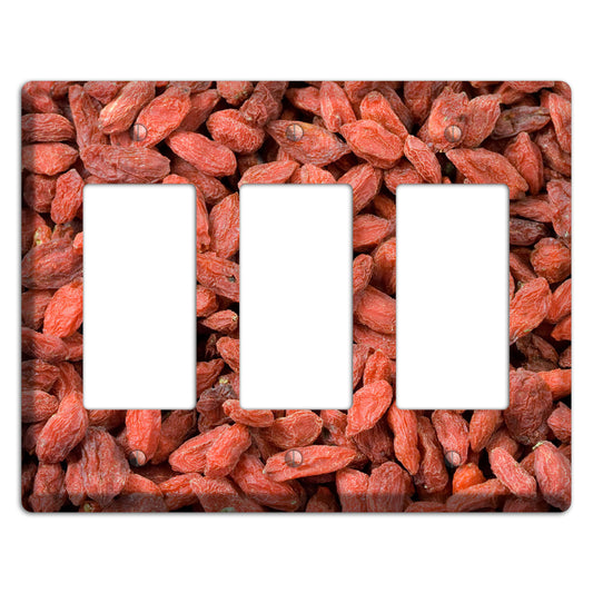 Goji Berries 3 Rocker Wallplate