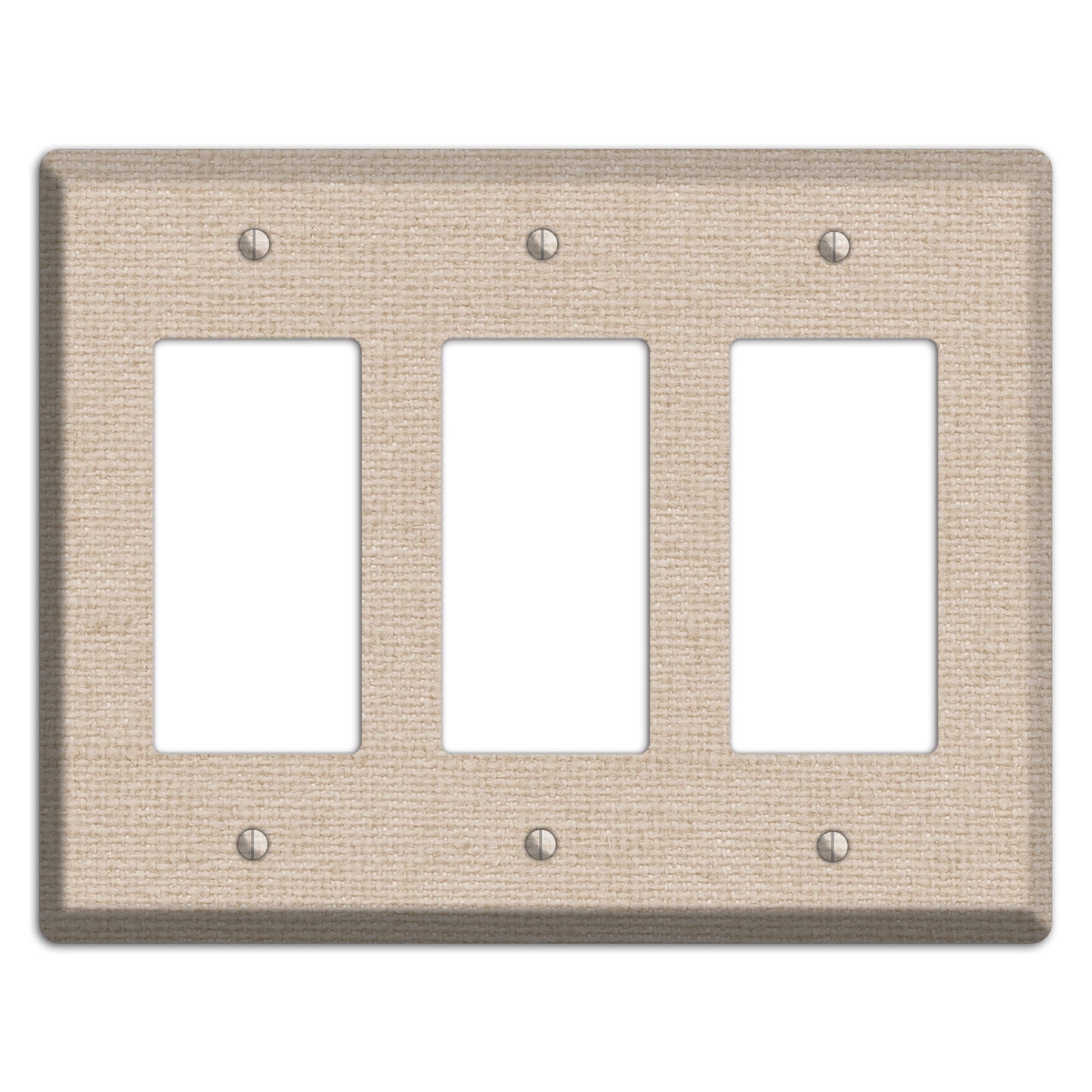 Vanilla Neutral Texture 3 Rocker Wallplate