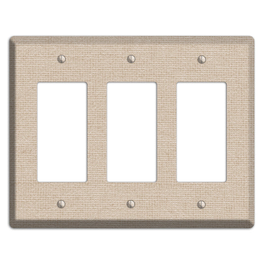 Vanilla Neutral Texture 3 Rocker Wallplate