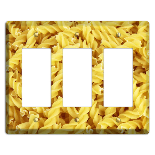 Fusilli 3 Rocker Wallplate