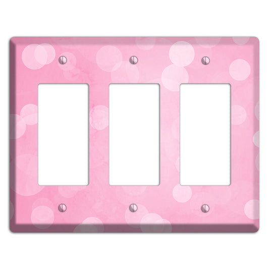 purple Pizzaz Pink Texture 3 Rocker Wallplate