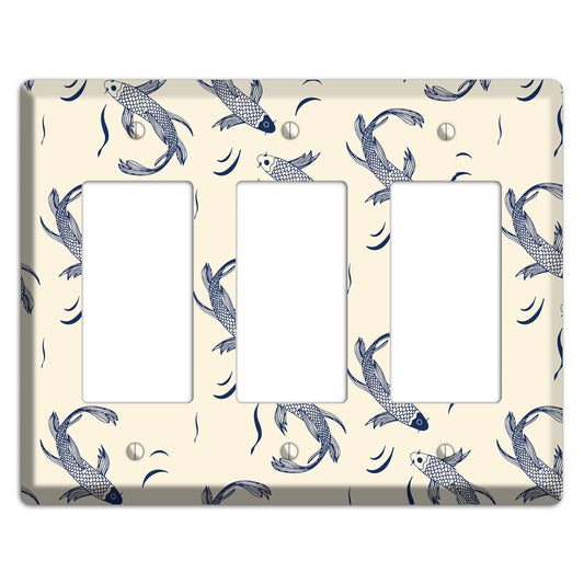 Koi Pond 1 3 Rocker Wallplate