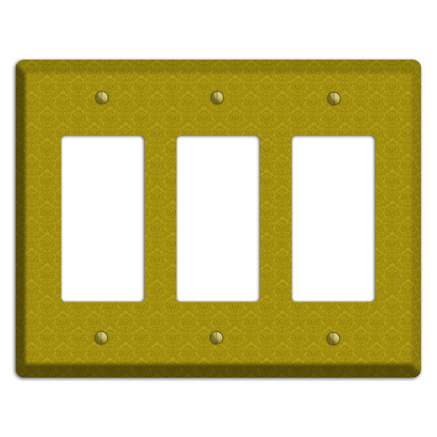 Mustard Cartouche 3 Rocker Wallplate