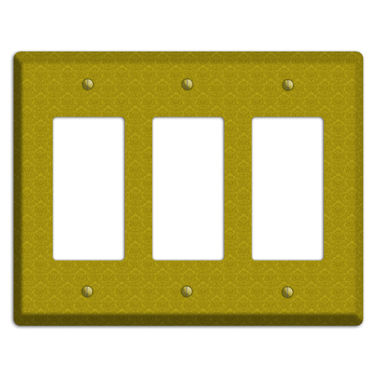 Mustard Cartouche 3 Rocker Wallplate