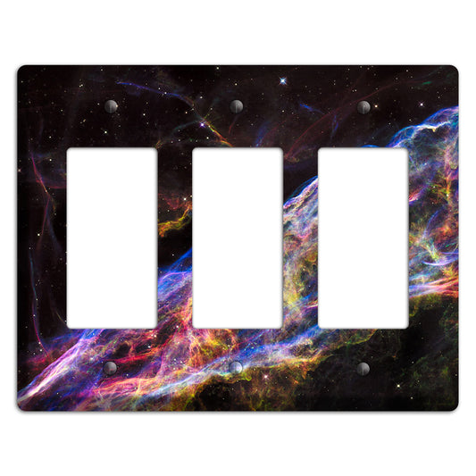 Veil Nebula 3 Rocker Wallplate