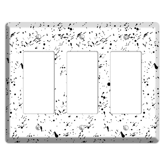 Ink Splash 10 3 Rocker Wallplate